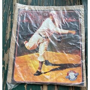 Vintage 1991 Busch Light Beer Dizzy Dean Baseball Great Poster 18x13.5 St Louis